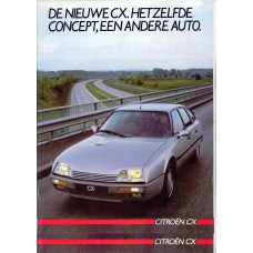 CX Brochure, de nieuwe cx.Hetzelfde concept,een andere auto, sept.1985
